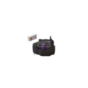 Przepompownia Aqualift F Duo z szafką sterowniczą Comfort, wolnostojąca, 3000-S1, 400V, z zasuwą odcinającą