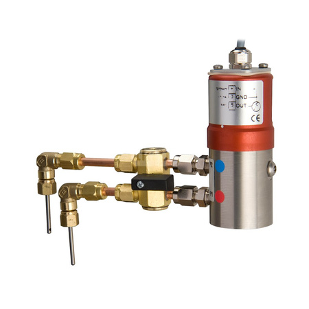 Złączka pomiarowa dwuwyjściowa