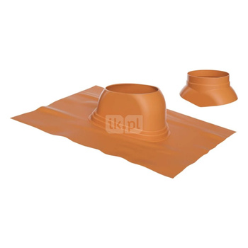 Płyta dachowa (2513), 5-25st. fi125 tworzywo polimerowe PP, czerwona