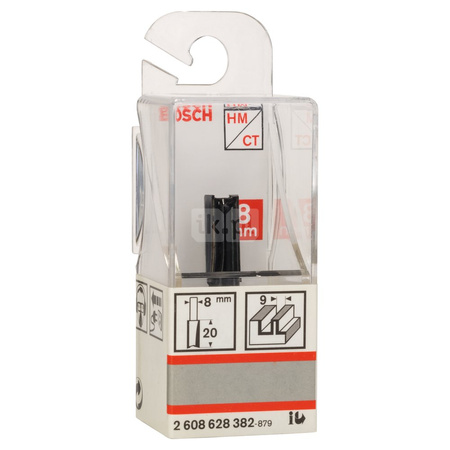 Frezy do wpustów 8 mm, D1 9 mm, L 20 mm, G 51 mm