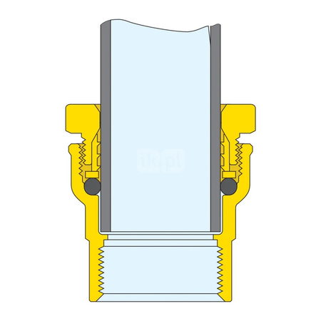 Złączka 3/4" F.25 - z gwintem wewnętrznym