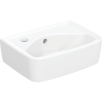 REKORD Umywalka kompaktowa prostokątna B35 z/p , z/o z lewej