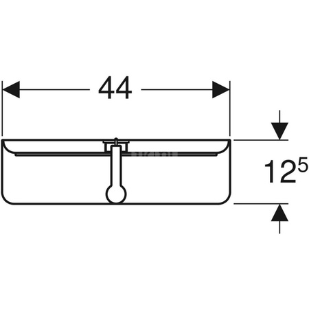 REKORD lustro 60cm z oświetleniem