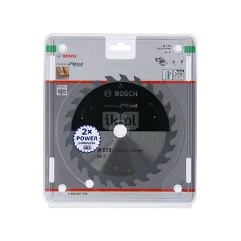 Ostrze do piły tarczowej bezprzewodowej Standard for Wood 184 × 1,6/1,1 × 16 T24