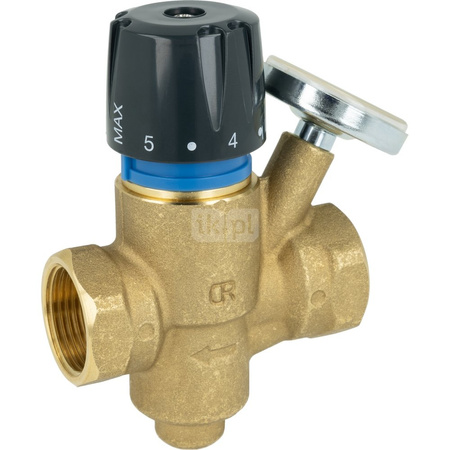 Zawór równoważący do cyrkulacji c.w.u. AFRISO ATB 100 mosiądz DN15