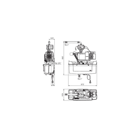 Pompa do ścieków WILO RAIN1 50 Hz / 3 m³/h / 0.62 W