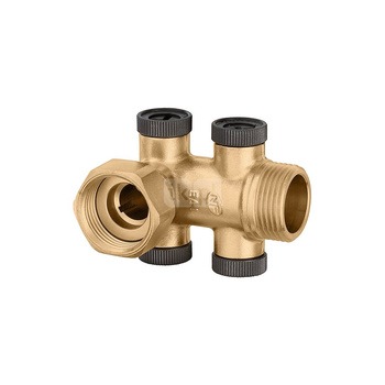 Zawór zwrotny. Typu EA. Z możliwością nadzoru. Wykonany z mosiądzu 3/4" GW x 3/4" GZ