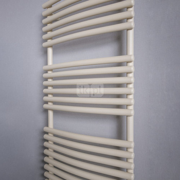 Grzejnik drabinkowy ZEHNDER Ovida Bow, wym. 1876 x 497 mm, kolor biały RAL9016, moc 940W