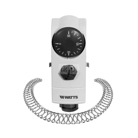 Termostat przylgowy .  30 - 90 st.C. Nastawa widoczna WTC THERMOSTAT CONTACT LOGO WATTS 