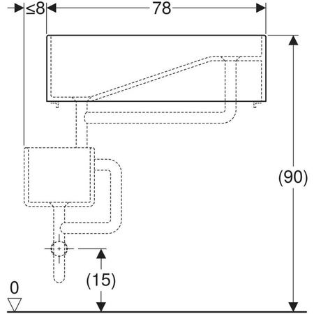 Ociekacz gipsowy Publica, górna część
