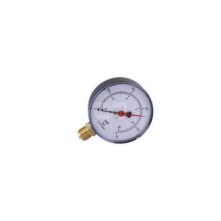 Manometr z rurką Bourdona AFRISO HY 0/1 bar radialne G1/2B fi 100 mm, kl. 1.6%