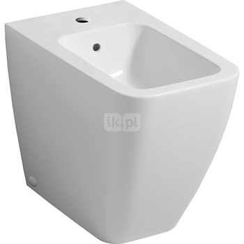 Standardowy bidet Geberit iCon Square przylegający do ściany