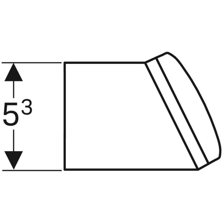 Element gniazdka elektrycznego Geberit Group z przyłączem USB