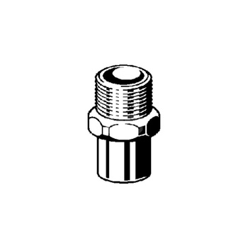 Złącze przejściowe VIEGA 94243G Jednoczęściowy, brąz / brąz, 35 mm (lw x gz), 45 mm