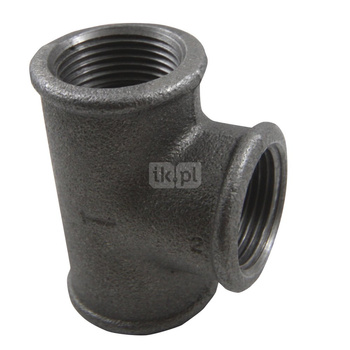 Trójnik nakrętny B1 czarny 1 1/2"x 1 "x1 1/2"