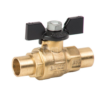 Zawór kulowy ARCO TAJO 2000 DN 18 x DN 18 lw x lw, uchwyt: motylek