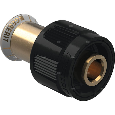 Złącze GEBERIT Mapress z MasterFix, brąz, 15 mm, DN 12 x DN 15 (mufa zaprasowywana x masterfix)