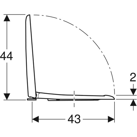 OPTIMA deska sedesowa z tworzywa Duroplast, wolnoopadająca, zawiasy Click2Clean