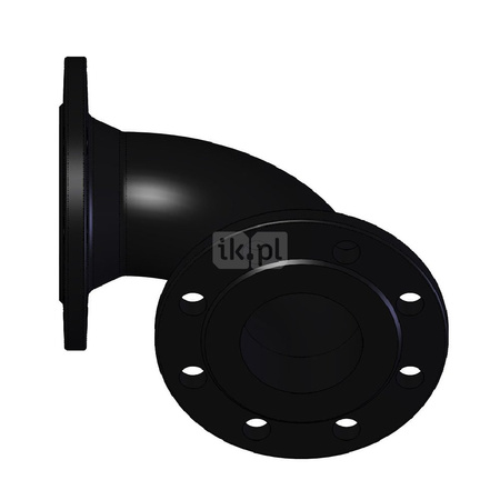 Kolano żeliwo, przył. DN 100 dł.290mm szer.220mm WILO