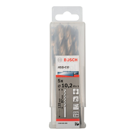 WIERTŁO STAND. HSS-CO 135'10,2/87MM