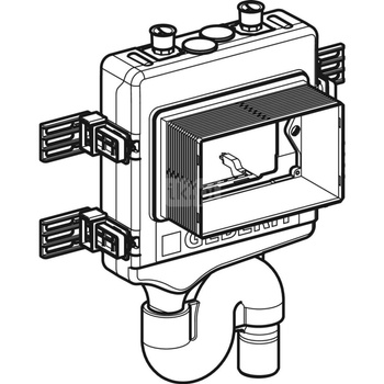 Spłukiwanie higieniczne Geberit z dwoma przyłączami wody, bez jednostki sterującej