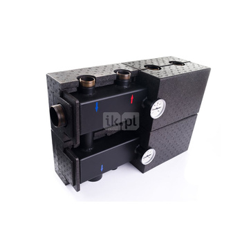 CONCEPT RGP 2 100 32/2, moc grzewcza do 220kW (2-obwodowy rozdzielacz centralnego ogrzewania z izolacją)