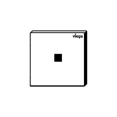 Przycisk uruchamiający do pisuaru Prevista Visign for More 200 spłukiwanie na podczerwień tworzywo sztuczne, szkło, drewno, nr wzoru 8620.2 płytka maskująca: tworzywo szt. stalowy szczotkowany