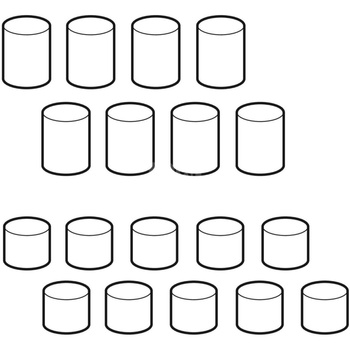 Podkładki amortyzacyjne listwy ES (zestaw)