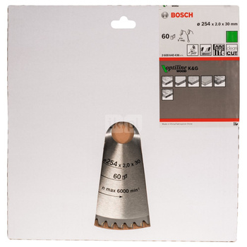 Tarcza pilarska Optiline Wood PIŁA TARCZ.-T OPTI 254X2.0X30Z60