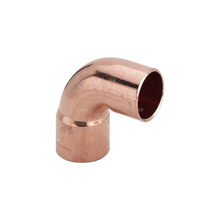 Kolano 90' VIEGA 95092 Jednoczęściowy, Cu / Cu, 22 mm (lw x lz), 39 mm