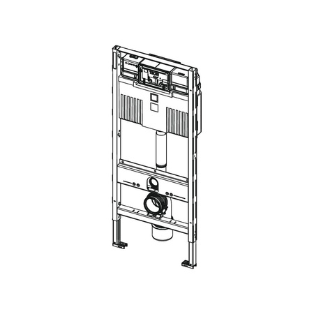 Stelaż podtynkowy do WC TECE profil, 1120 x 500 x 150 mm, regulowana wysokość, ze spłuczką