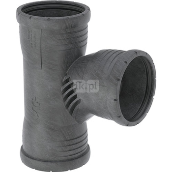 Trójnik Geberit Silent-Pro Carve 87.5 st., d110/110, z trzema kielicham