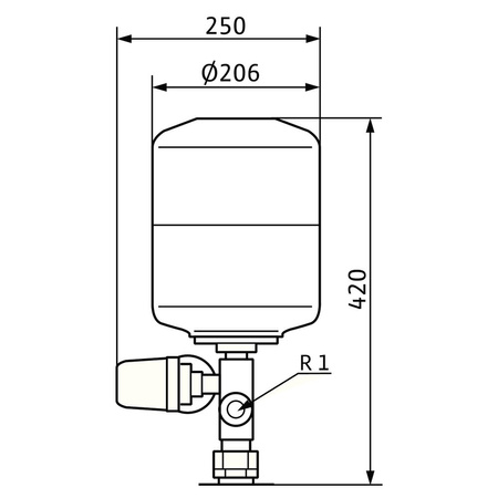 Wyłącznik ciśnieniowy WILO WVA PN6 elektr. do pomp