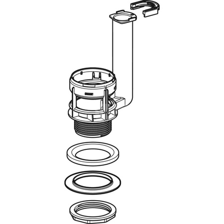 Gniazdo zaworu spustowego Typ 290 Rg60x1/8 L30