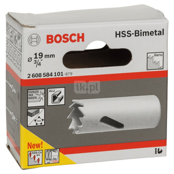 Piła otwornica HSS-Bimetal do adapterów standardowych 19 mm