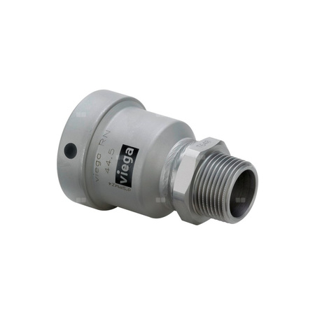 Złącze przejściowe Megapress VIEGA 4211.3 redukcja Jednoczęściowy, stal (Cynk/nikiel) / stal, DN 32 x 1'' (mz x gz), 96 mm