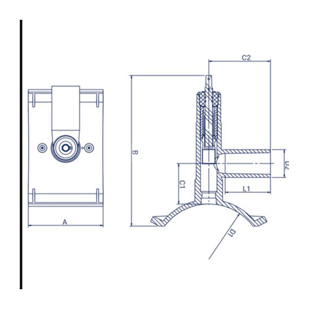 Zawór siodłowy do nawiercania PE100RC SDR11 d 110/32 FOX