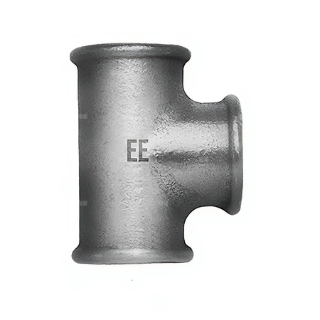 Trójnik ODLEWNIA ZAWIERCIE B1/25/130 redukcja 90' żeliwo (ocynk) 1'' x 1/2'' x 1'' (gw gazowy walcowy x gw gazowy walcowy x gw gazowy walcowy)