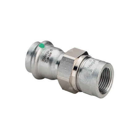 Złącze przejściowe Sanpress VIEGA 2362 Jednoczęściowy, stal nierdzewna / stal nierdzewna, 15 mm, 3/4'' (mz x gwm) z uszczelką
