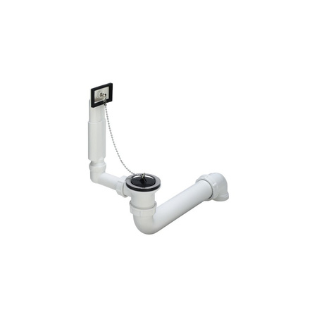 Pozyskiwacz przestrzeni-komplet odpływowo-przelewowy tworzywo sztuczne, nr wzoru 7860.71 G: 1½ fi: 70