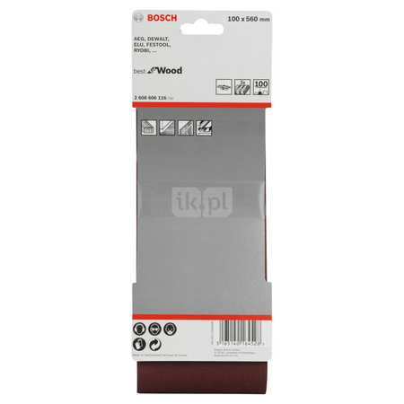 PAS BEZK. 100X560 BEST F/WOOD P100