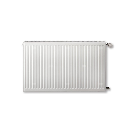 Grzejnik panelowy zasilany z boku 700 mm x 600 mm, 1170 W, mocowanie typu L konsole, gwarancja 10 lat