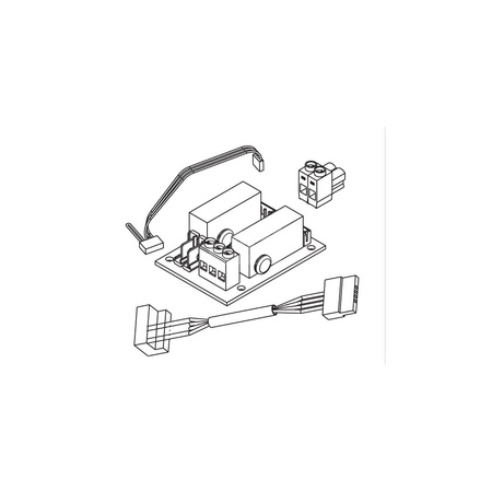 Płyta BE09 do podłączenia zdalnego sterowania i dodatkowej pompy