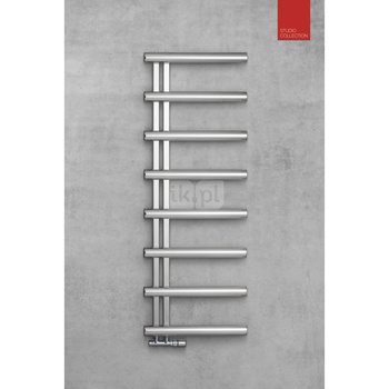 Grzejnik drabinkowy ZEHNDER Chime, wym. 1380 x 500 mm, kolor inox, moc 377W