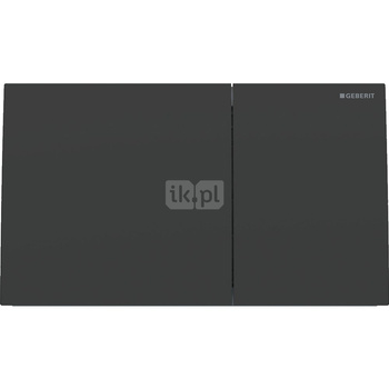 Przycisk uruchamiający Geberit Sigma70, przedni, czarna stal nierdzewna
