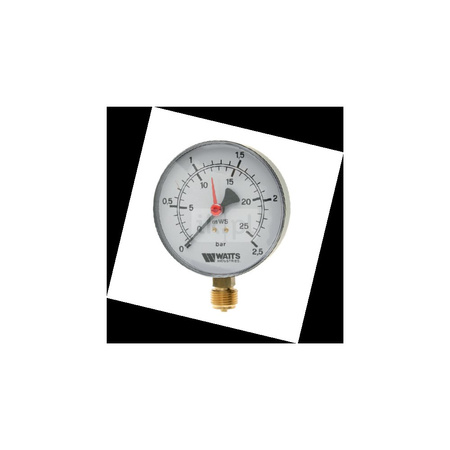 Manometr radialny 1/2" M1-100 0-6 BAR/MWS 1/2G /R+QLWATTS.