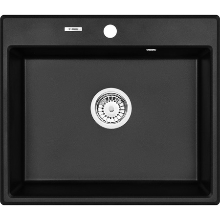 Deante Andante Zlewozmywak granitowy 1-komorowy - grafit metalik