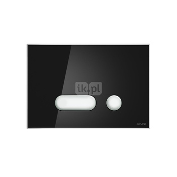 PRZYCISK INTERA SZKŁO CZARNE