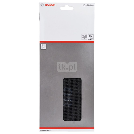 Siatka ścierna 115 x 280 mm, 80