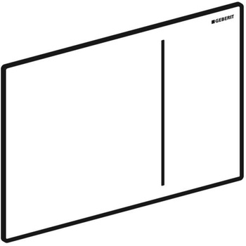 Przycisk Sigma70, szkło białe